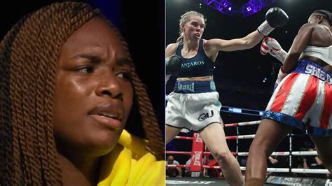 Claressa Shields denied having sex with rival Savannah Marshall。